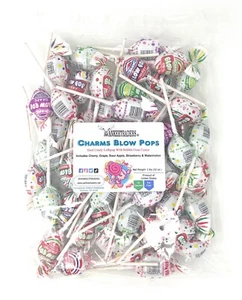 Charms Blow Pops, verschiedene Geschmacksrichtungen, 2 Pfund ~ YANKEETRADERS® ~ KOSTENLOSER VERSAND - Bild 1 von 5