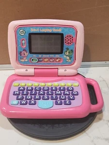 PINK LEAPFROG 2-IN-1 LAPTOP & TOUCH LEARNING PAD EDUCATIONAL TOY GIFT - Picture 1 of 4