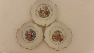 Antique Plates for Tea Bags with Pastoral Paintings - Picture 1 of 5