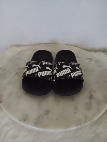 Sandali scorrevoli neri Puma Bambino taglia 11 CFB 2101