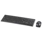 Hama Wireless Keyboard with Mouse Set (German QWERTZ Key Layout, 12  (US IMPORT)