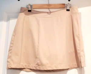 Lady Hagen Women’s Beige Golf Athletic Tennis Pickleball Skort Size L Pocket - Picture 1 of 8