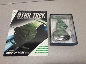 Eaglemoss Star Trek Romulan Bird of Prey with Magazine New - Picture 1 of 8