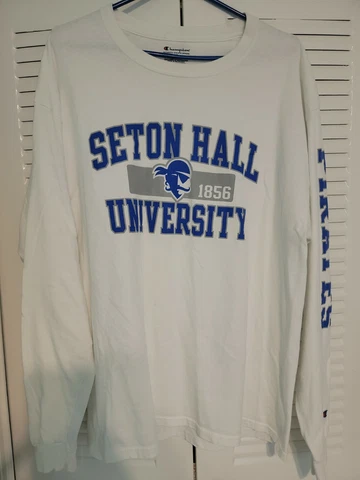 Champion Seton Hall University Pirates Long Sleeve Tee (XL) Cover