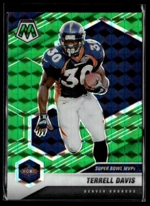 2021 Panini Mosaic Prizm Green Terrell Davis Denver Broncos #296 - Imagen 1 de 2
