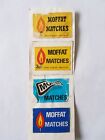 Moffat Matches Vintage Matchbox Labels