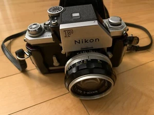 Nikon F Photomic FTN SLR Film Camera w/ Nikkor-S Auto 50mm f1.4 Lens & Case RARE - Picture 1 of 17