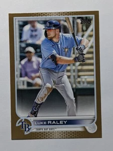 Luke Raley 2022 Update GOLD #US24 #d / 2022 - Tampa Bay Rays - Picture 1 of 2