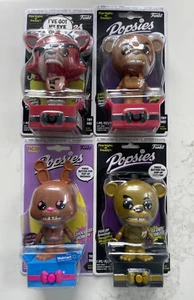 Funko FNAF Five Nights at Freddys Popsies Freddy (2) Foxy Bonnie Sealed New x 4 - Picture 1 of 5