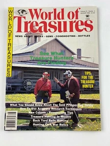 World of Treasures Magazine, August 1983, Vol 8, #4, Rocks, Gems, Coinshooting - Picture 1 of 6