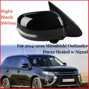 Espejo de puerta lado derecho para Mitsubishi Outlander 2014-2019 eléctrico térmico con señal - Imagen 1 de 7