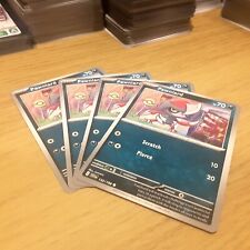 x4 Card Playset - Pokémon TCG - Scarlet & Violet - Pawniard - 132/198