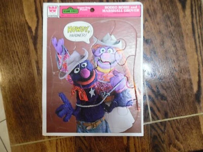 Vintage Puzzles Sesame Street Strawberry Short Cake Playskool Disney  - Imagem 1 de 2