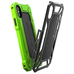 Element Case ROLL CAGE Tough Rugged Rear Cover for Apple iPhone X & XS - Green - Picture 1 of 5
