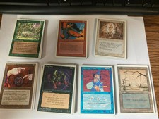 Magic the Gathering: 4TH EDITION - Complete Common Set (121 cards) NM
