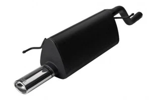 muffler for Opel Corsa D Standard 1.0i 44kW 2006-2014 Single Oval Tip 95x65mm - Picture 1 of 3