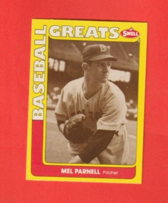 1991 Swell Baseball Greats # 118 Mel Parnell BOSTON RED SOX - Image 1 of 2