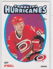 01/02 OPC...JEFF O'NIELL...HERITAGE PARALLEL...CARD # 107...HURRICANES