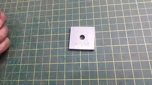 GENUINE UNISTRUT PART P1062 SQUARE WASHER FLAT PLATE FITTING, P 1062, SET OF 7!! - Picture 1 of 8