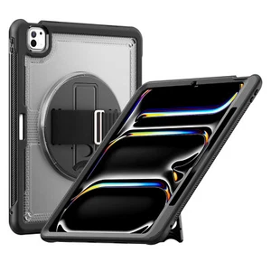 Funda resistente a prueba de golpes con correa de mano giratoria para iPad 11 (A16) 2025/Air 11/13 - Imagen 1 de 82
