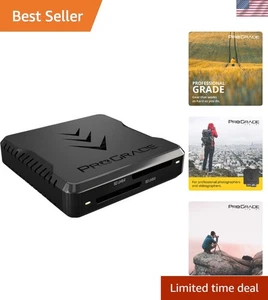 High-Speed Dual-Slot SD Card Reader Compact Design - Picture 1 of 11