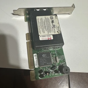 GVC F-1156IV/R9F Dual-Port 56K PCI Phone-Fax Modem Card "P5E" - Picture 1 of 2