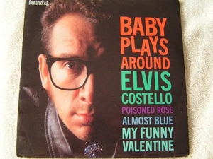 Elvis Costello "Baby Plays Around" 4 trk 7" EP Warner Bros Records 1989 - Picture 1 of 4