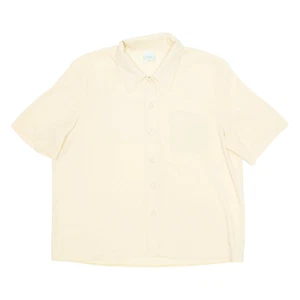 CANDA Womens Shirt Yellow Collared M - Picture 1 of 6