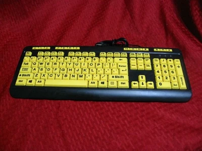 Adesso AKB-132UY Adesso EasyTouch 132  fluorescent Yellow Multimedia Desktop Key - Image 1 of 4