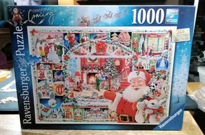 Neu Ravensburger Weihnachten kommt Jgsaw 1000 Limited Edition Santa Puzzle - Bild 1 von 5