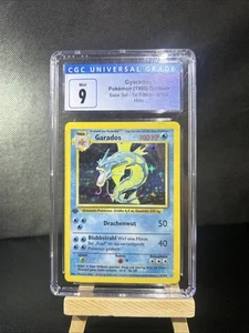 Pokémon Gyarados Garados 6/102 Base Set 1st Edition Holo German Variant Rare - Picture 1 of 3