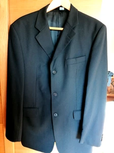 Anzug Hose Weste schwarz neuwertig Gr. 102 - Bild 1 von 4