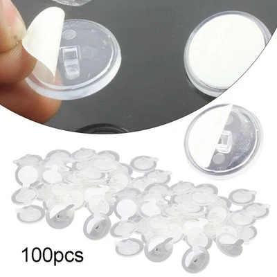 Ganci Coppia Soffitto per Soffitto Parete Plastica Adesivo Parete 100pz Luci - Immagine 1 di 4