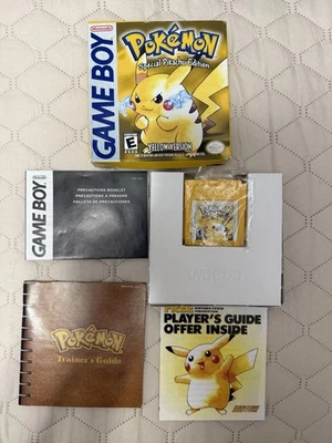 Pokémon Versión Amarilla Edición Especial Pikachu (Nintendo Game Boy, 1999) Foto 1 de 4