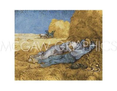 Póster impreso arte de pared La Meridienne, Van Gogh 11" x 14" 437 Foto 1 de 2