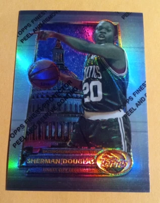 1994 Topps Finest #55 Sherman Douglas Finest City Legends Refractor - Celtics - Image 1 of 2