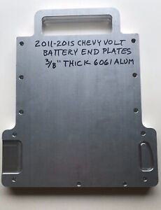 Chevy Volt Battery Module CNC Aluminum End Plate Pair