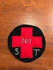 Wwi Us Army 26Th Division 101St Sanitary Train Patch Wool Felt Aef