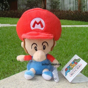 Baby Mario 6" Super Mario Bros Run Son Plush Toy Lovely Stuffed Animal Soft Doll - Picture 1 of 4