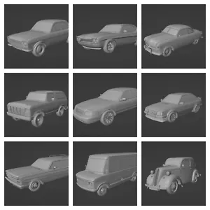 3d Printed 1/32 Scale Cars (F***) many models to choose from - Foto 1 di 100