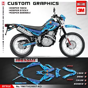 Kungfu Graphics Motocross Vinyl Decal for Yamaha Serow XT 250 XT250 2005-2020 - Foto 1 di 17