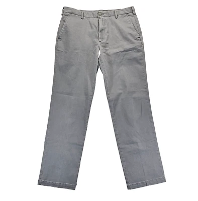 Izod Saltwater Stretch Chino Golf Pant Straight Casual Gray 32x30 (34x29.5) EUC - Image 1 of 4