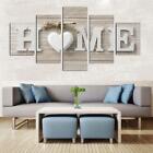 5 Piece Concise White Painting Living Room Canvas Nordic Fashion Decor