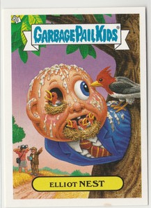 2007 Topps Garbage Pail Kids All-New Series 6 Elliot Nest 10b GPK die cut