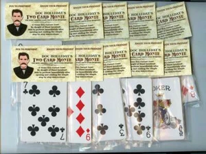 Lot of 10 - Doc Holliday’s Two Card Monte Classic Magic Trick - Made in USA - Picture 1 of 4