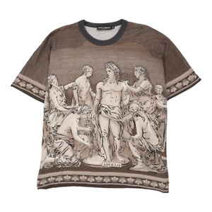 Dolce & Gabbana T-Shirt - Small Brown Cotton