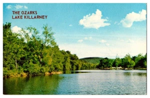 Chrome Postcard Lake Killarney Landscape Arcadia Valley Ozarks Missouri - Picture 1 of 2