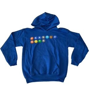 Beastie Boys Subway Pullover Hoodie Kids Size M Blue Long Sleeve - Picture 1 of 14