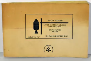 Retro Old Brochure 1967 Apollo Spacecraft Systems Training APC 118 Course - Foto 1 di 6