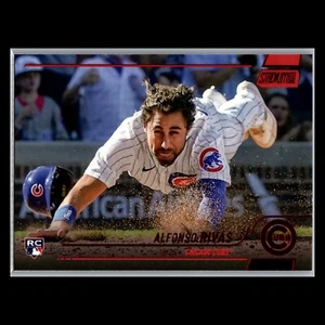 2022 Topps Stadium Club - #87 Alfonso Rivas RC Red Foil - Chicago Cubs - Picture 1 of 2